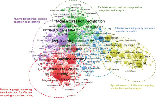 Five Research Themes in Affective Computing Graphic