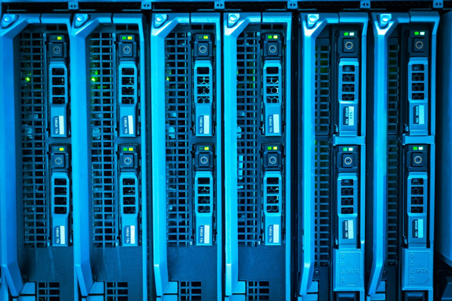 Modern enterprise server infrastructure representing AI deployment in large organizations