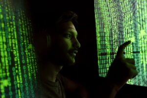 Sardine’s Fraud Detection Platform Is Squeezing Stripe Radar’s Dominance Digital cybersecurity concept representing fraud detection technology