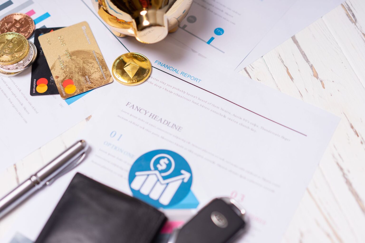 Corporate credit card on a desk representing business spend management tools
