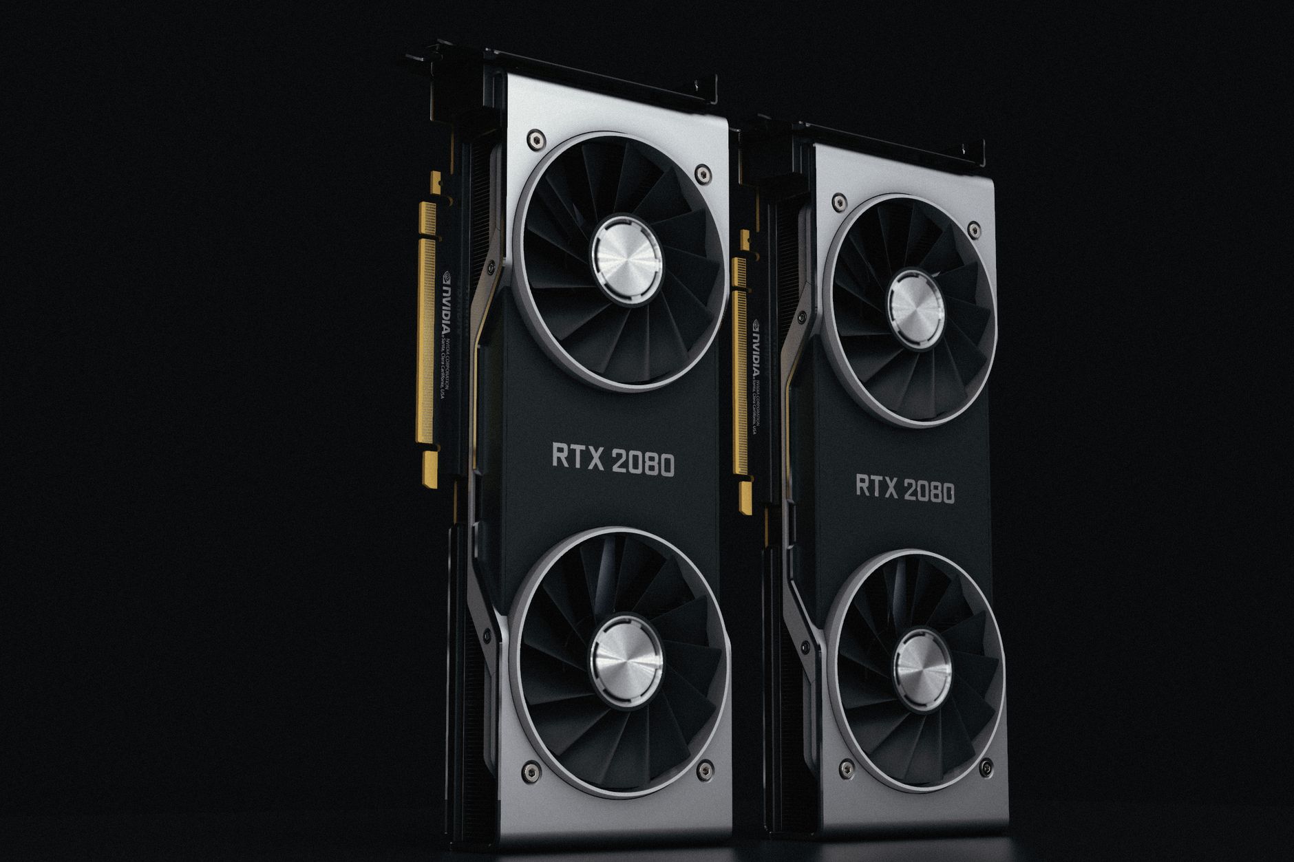 Close-up of GPU hardware used in machine learning model deployment