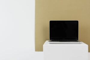 Gamma’s AI Presentation Tool Is Circling Canva’s Docs Base Person working on a presentation design on a laptop computer