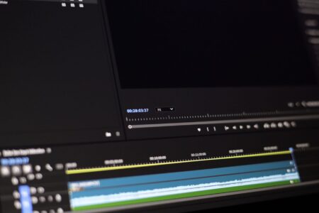 Descript’s Video Editing Push Is Squeezing Camtasia’s Creator Base A person editing video content on a desktop computer screen