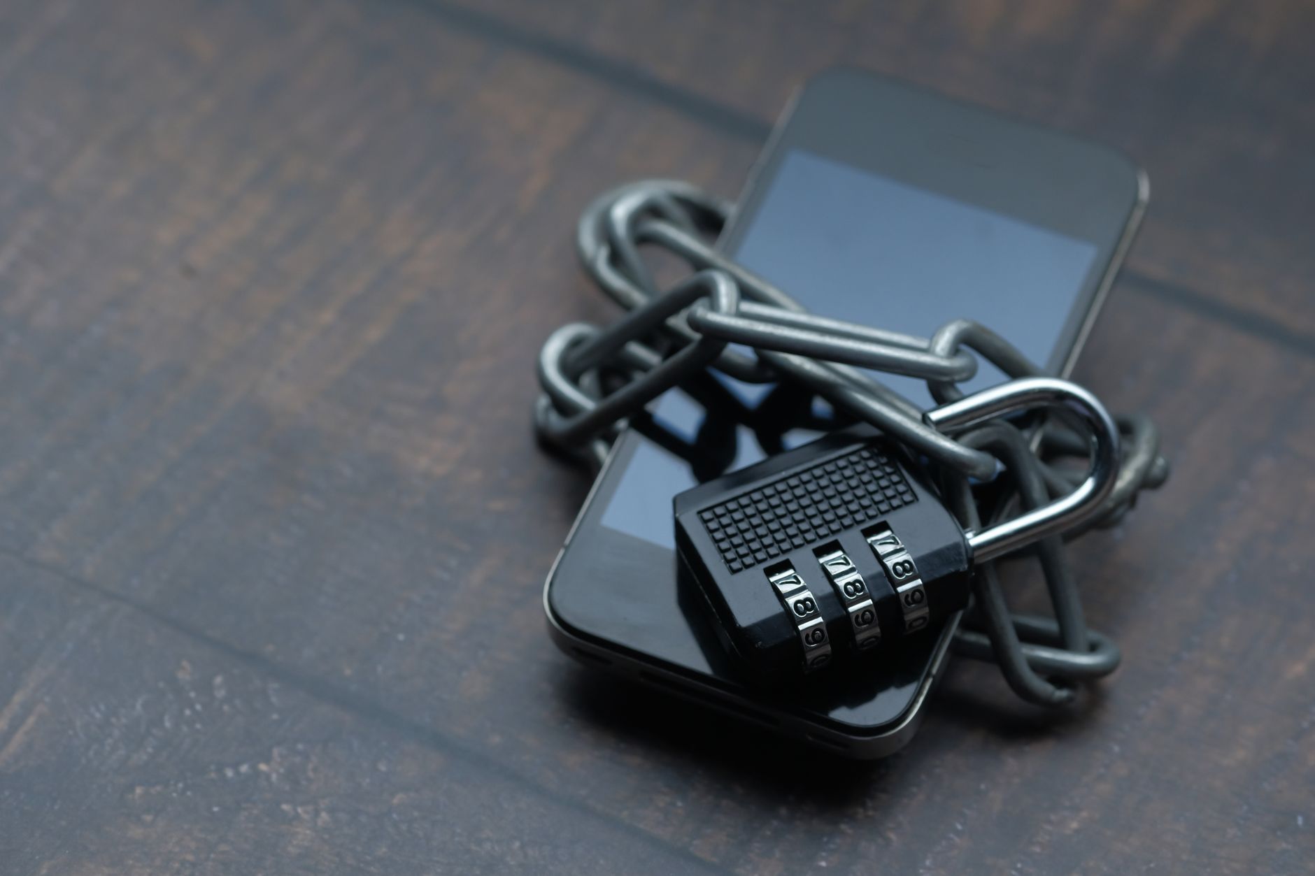 Close-up of a personal device illustrating local data storage and privacy-first technology